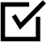 ✓